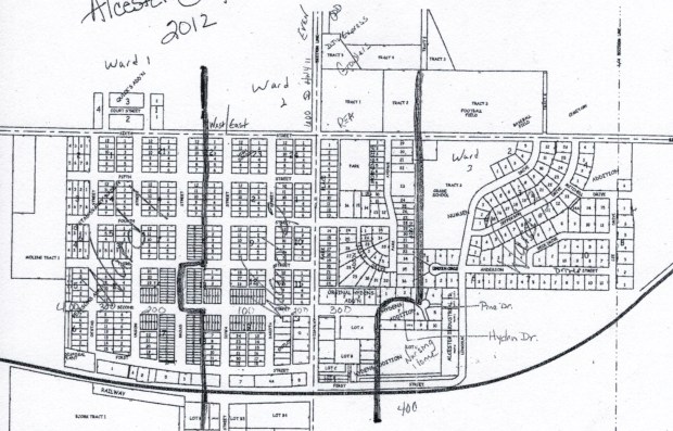 Auditor supplied map